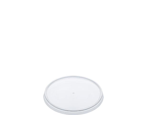 Locksafe Lid Clear Round Small (87mm) (Carton 1000) (Sleeve 100 ...