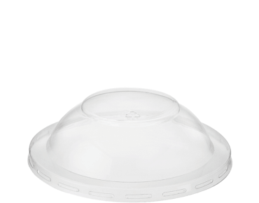 Plid Dome Plastic Round Lid (Carton 500) (Sleeve 50)