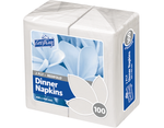 2 Ply Dinner Redi Fold White Napkin C/A (Carton 1000) (Pack 100)