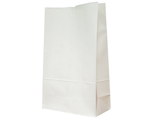 Checkout Bag Paper 16 White Small (390Hx240Wx120G) (Pack 250)