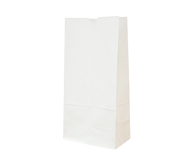 Checkout Bag Paper 08 White (315Hx154Wx100G) (Pack 500)