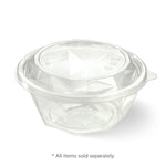 Bio Deli Bowl Salad Lid 24oz/32oz Clear (Carton 450) (Sleeve 50)