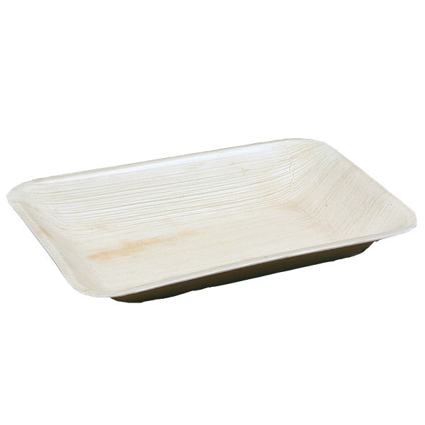 Eco Vision Large Rectangle Plate 240x160mm(Dry Palm Leaf) (Pack 25)