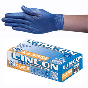 Gloves Vinyl Extra Large Blue (Carton 1000) (Pack 100)