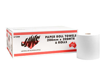 Hand Towel Jaws 200m x 200mm Rt-200 (Rolls 6)