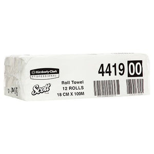 Hand Towel Roll 4419 Scott 18cm x 100m (Pack 12)