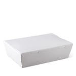 Detpak Lunch Box Medium White (180mm x 120mm x 50mm) (Carton 200) (Pack 50)