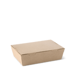 Detpak Lunch Box Medium Brown (180mm x 120mm x 50mm) (Carton 200)