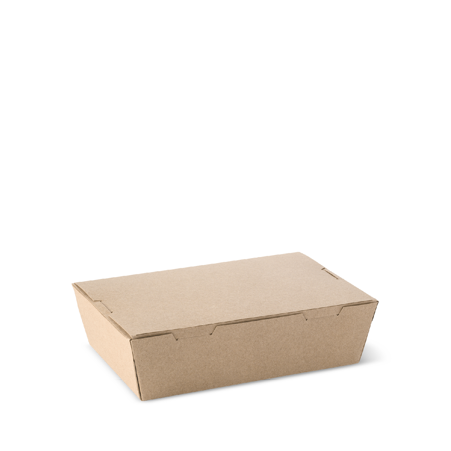 Detpak Lunch Box Small Brown (150mm x 100mm x 45mm) (Carton 200)