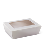 Detpak Lunch Box Large White Window (195mm x 140mm) (Carton 200) (Pack 50)