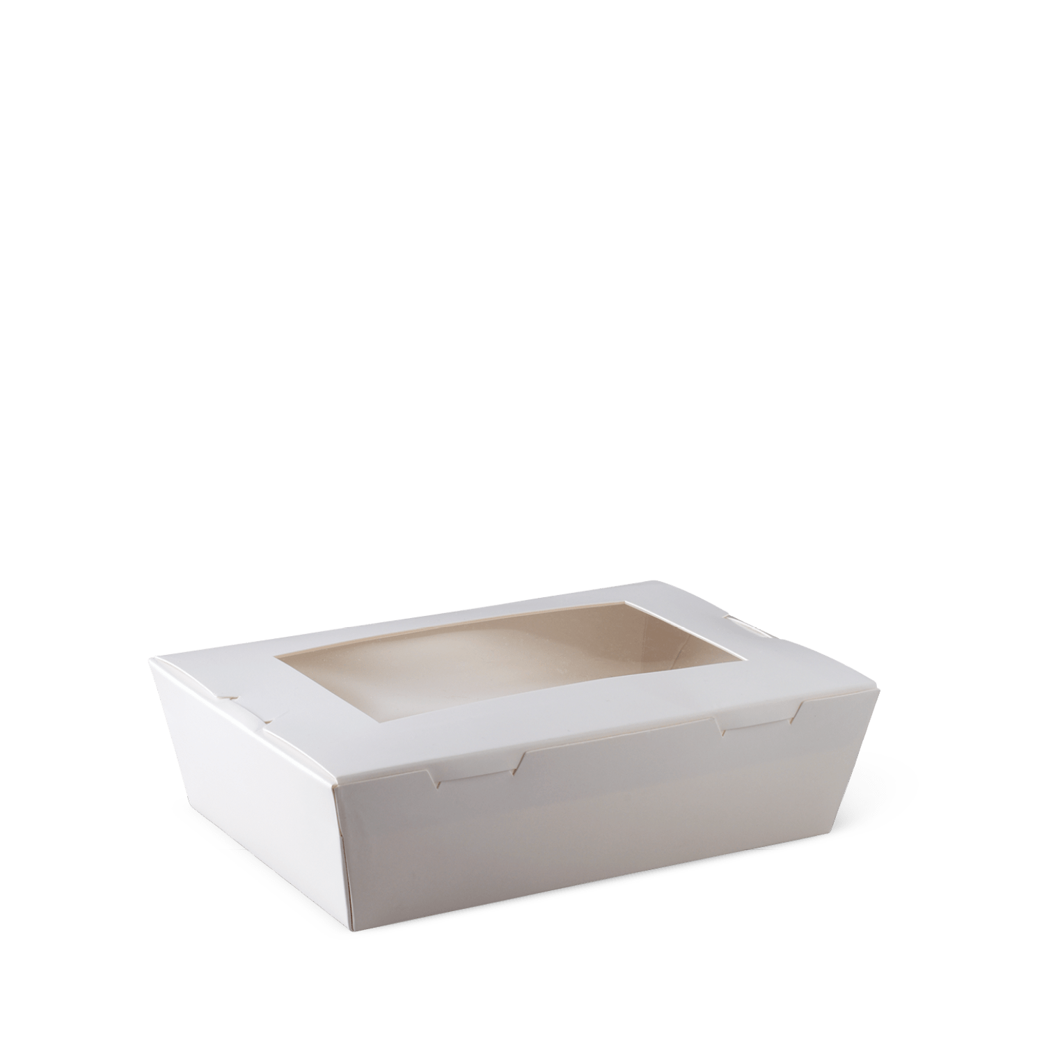 Detpak Lunch Box Small White Window (150x100x45mm) (Carton 200) (Sleeve 50)