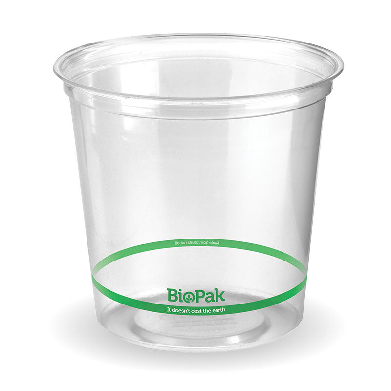 Bio Deli Bowl 700ml Plastic Clear (Carton 500) (Sleeve 50)
