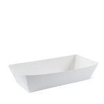 Hot Dog Tray Paper White (190mm x 70mm x 50mm) Detpak (Carton 500)