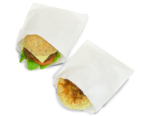 Grease/Proof Lined Pie Bag (5"x5.5")(140x140mm) (Pack 1000)