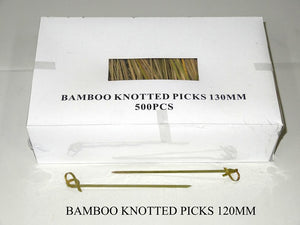 Picks - Bamboo Black Knotted (500 Pieces)