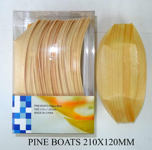 Pine Boats (50 Pieces)