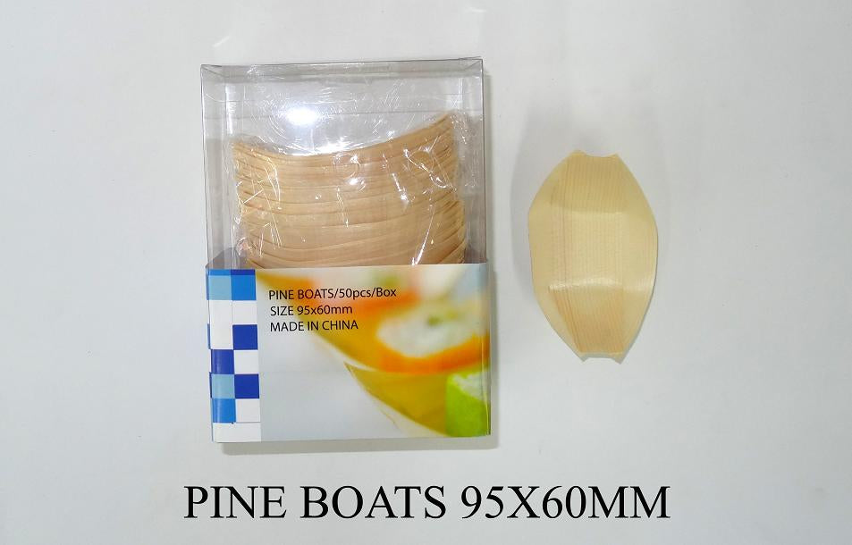 Pine Boats (50 Pieces)