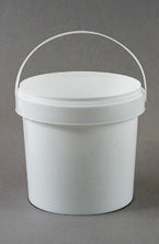 Bucket 2.1L White Pail Plastic Each