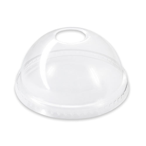 Lid Large Dome (P/Link) Clear 12/15/18/22oz (Carton 1000) (Sleeve 50