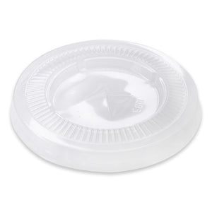 Lid Small Flat (P/Link) Clear 8oz/10oz (Carton 1000)