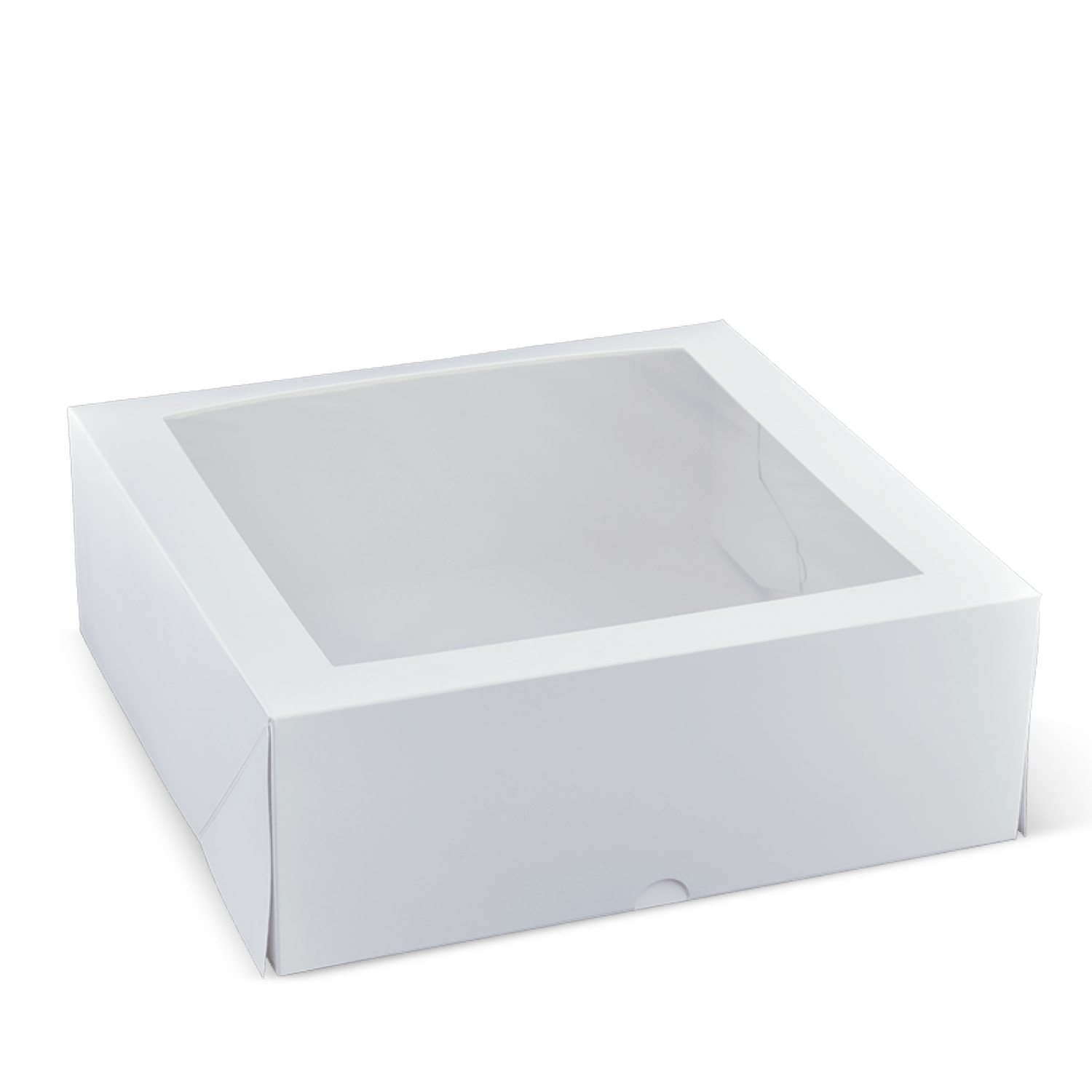Patisserie White Window Box 11" Square (Carton 100) (Each)