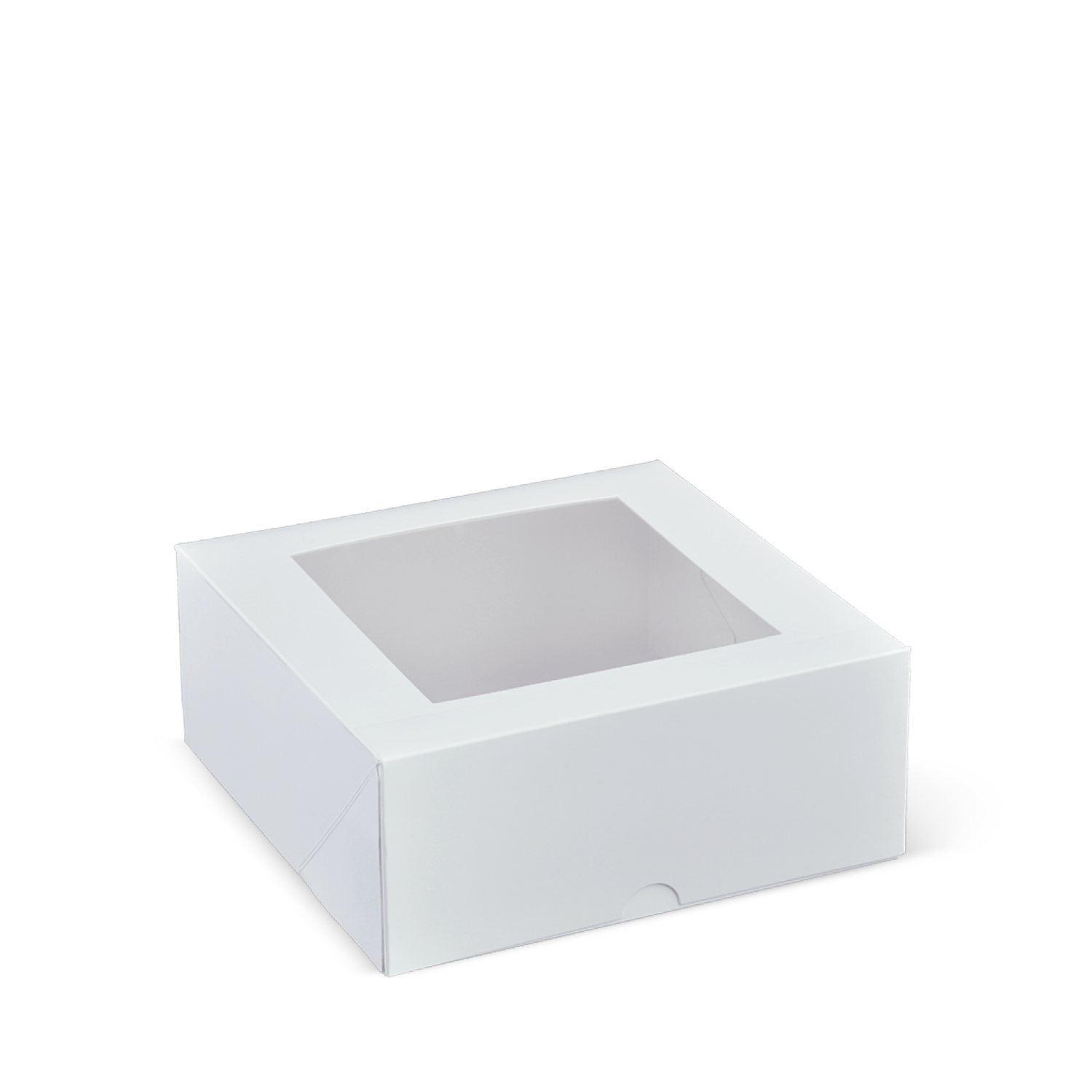 Patisserie White Window Box 7" Square (Carton 200) (Each)