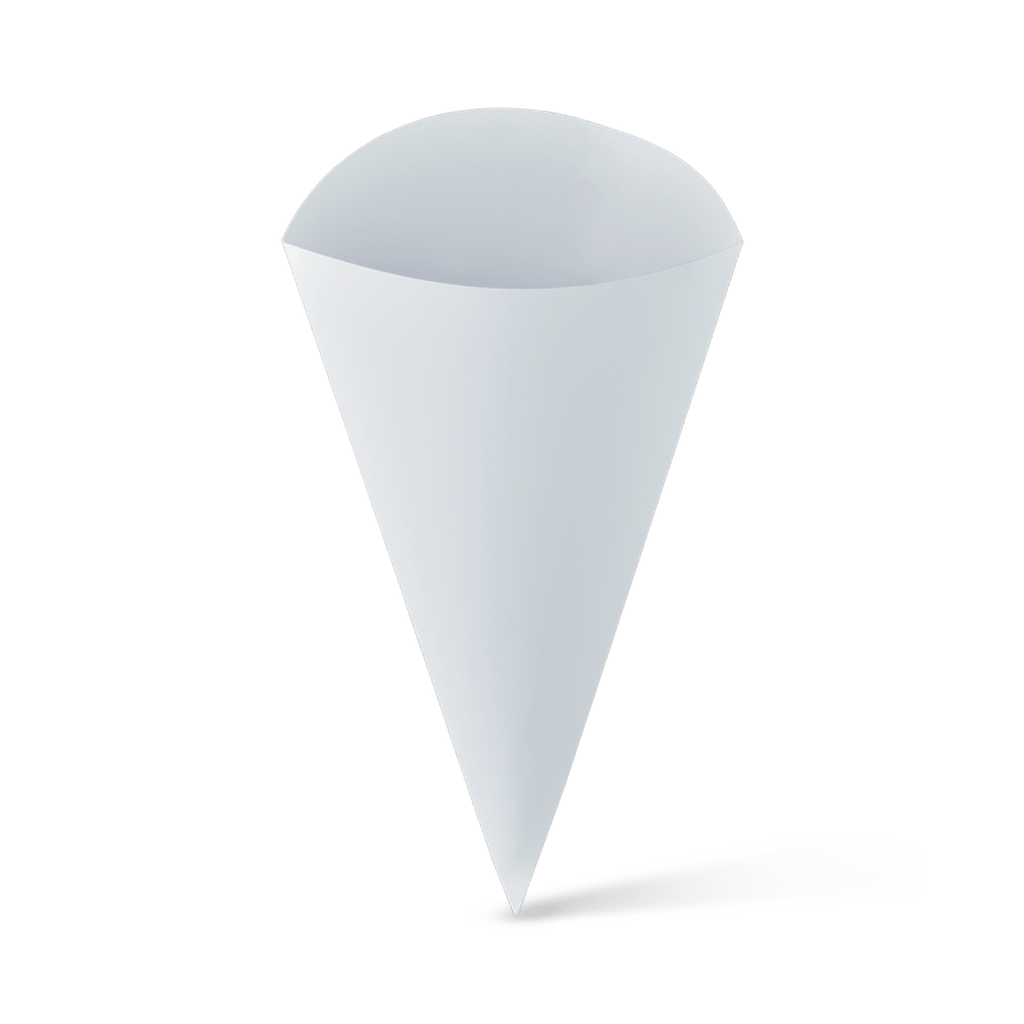 Cone Paper Hot (295mm x 192mm) Detpak Large (Carton 500)