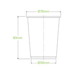 Bio Cup PLA Plastic 200ml Clear (Carton 2000) (Sleeve 100)