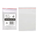Resealable Bag 8x6" (205x150mm) (Carton 1000) (Pack 100)