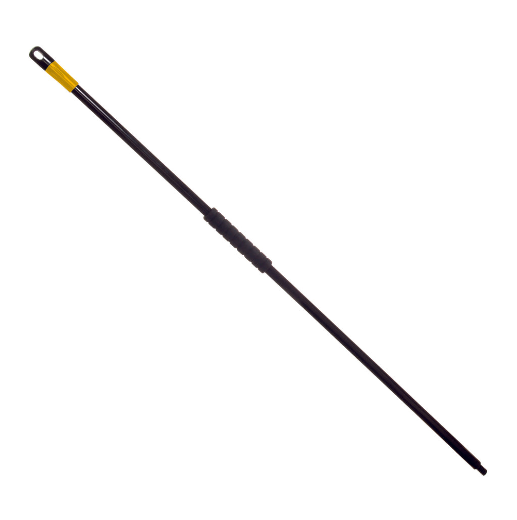 Handle Aluminium 1450x25mm H/D Bull Thread Black