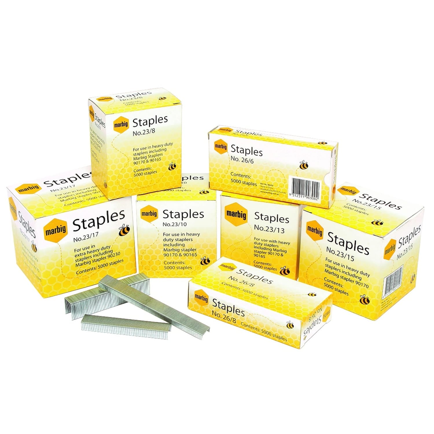 Staples 26-6 Marbig 5000 Staples