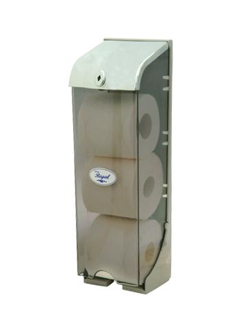 Toilet Dispenser 3 Rolls TR3-DPS Regal Triple Plastic