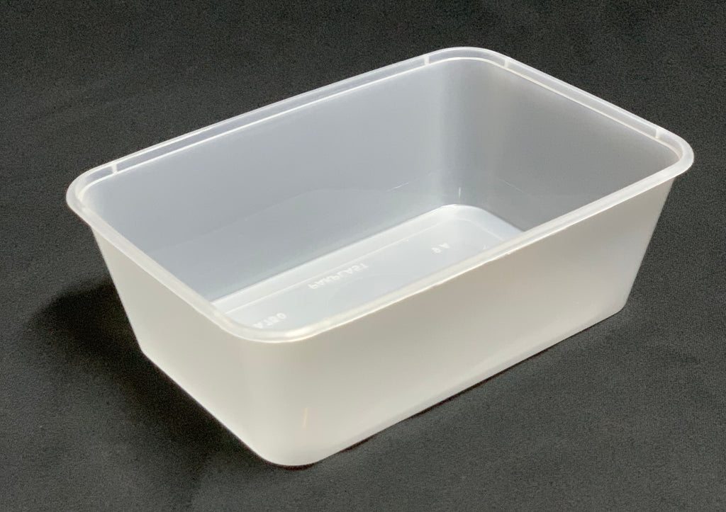 A700 Plastic Rectangle Freezer Grade Container (Carton 500) (Sleeve 50)
