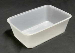 A750 Plastic Rectangle Freezer Grade Container (Carton 500) (Sleeve 50)