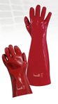 Gloves Red Pvc 18" 45cm 1 Pair Special Order