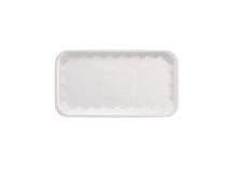 Foam Tray (9"x5" x 15mm) White Shallow "Ikon" (Carton 1000) (Sleeve 125)