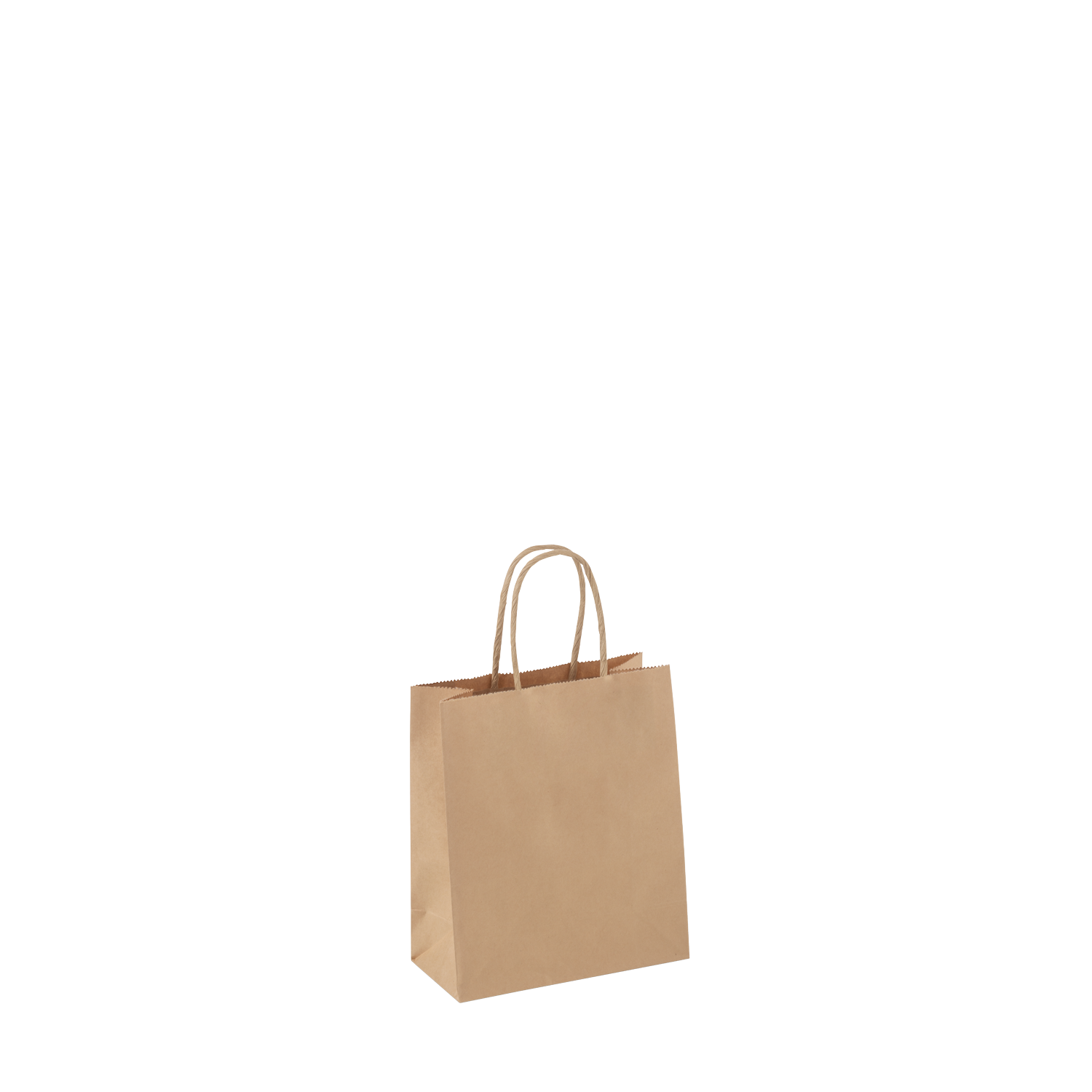 Paper Carry Bag # 8 Brown Petite 215x180mm (Carton 250)