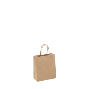 Paper Carry Bag #8 Brown Petite 215x180mm (Pack 50)