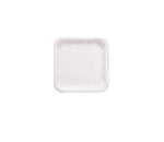 Foam Tray (5"x5" x 15mm) White Shallow "Ikon" (Carton 1000) (Sleeve 125)