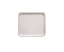Foam Tray (8"x7" x 15mm) White Shallow "Ikon" (Carton 750) (Sleeve 125)