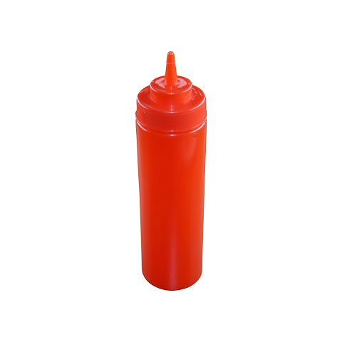 Bottle Sauce Squeeze Wide Red Mouth 720ml