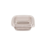 Icube Square 250ml Hinged Lid Container (Carton 250) (Pack 50)