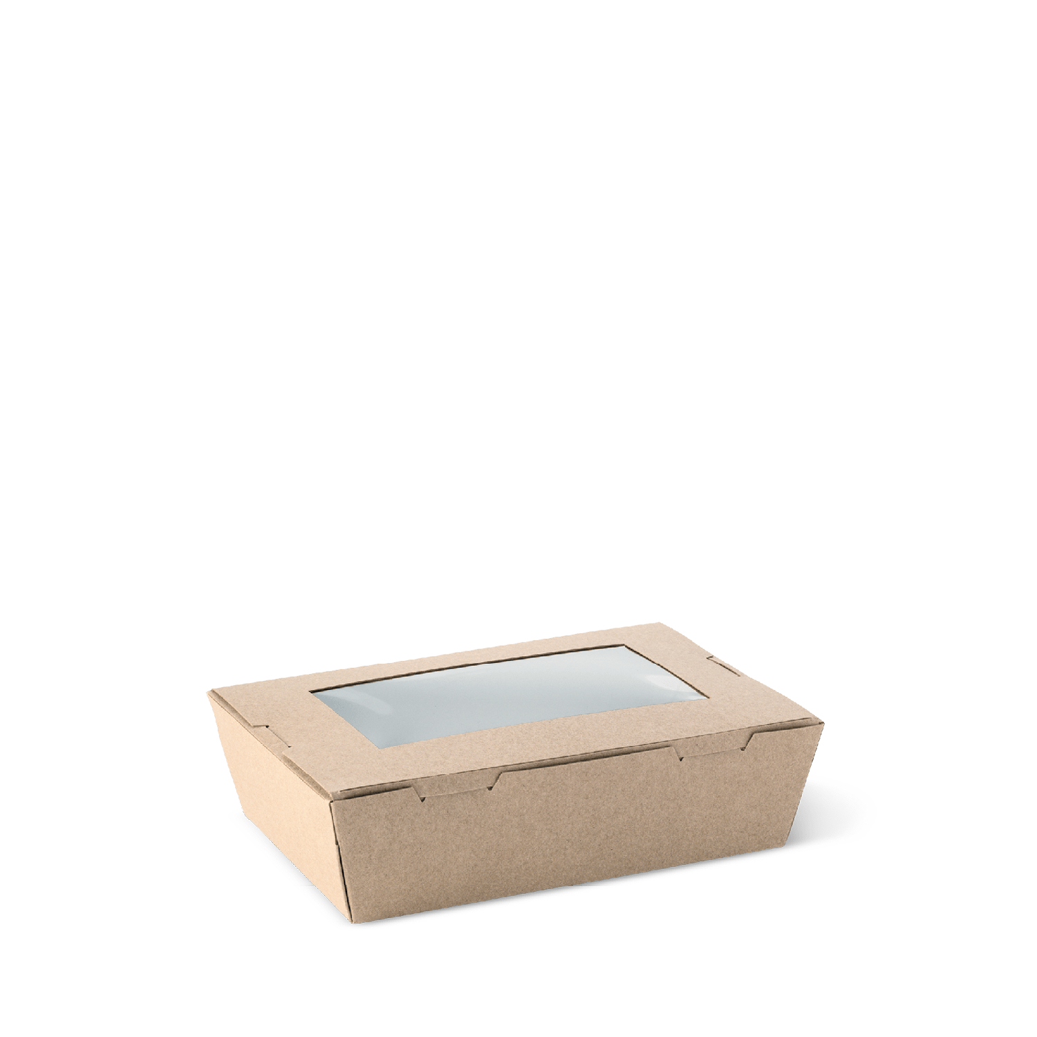 Detpak Lunch Box x-Small Brown Window 90x120mm (Carton 200)