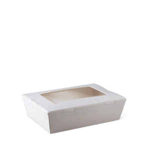 Detpak Lunch Box Small White Window (150x100x45mm) (Carton 200) (Sleeve 50)