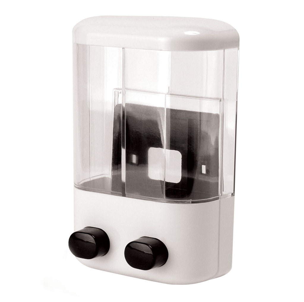 Soap Dispenser Double Clearline 2 x 600ml Each