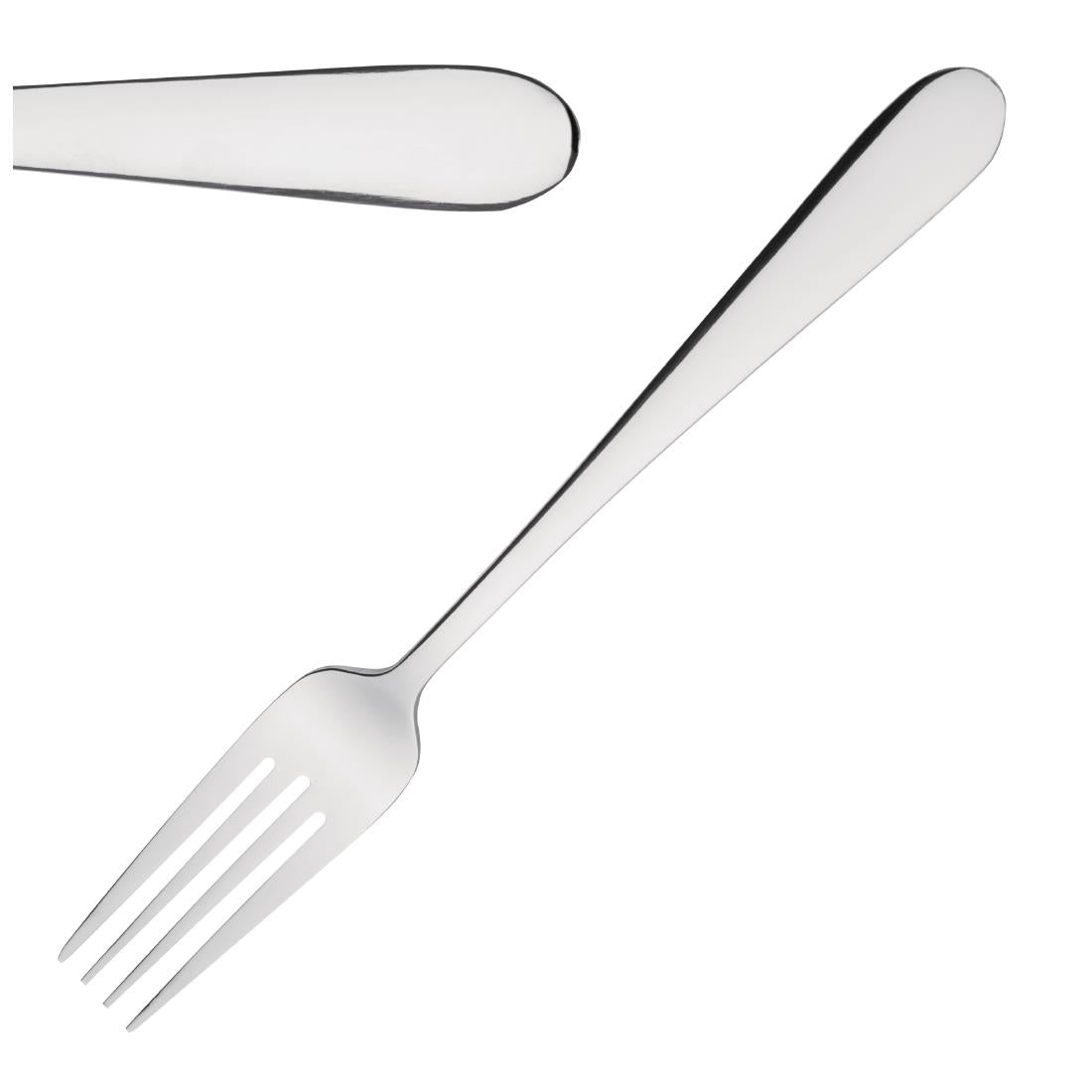 Fork Stainless Steel Table Olympia Buckingham (Pack 12)