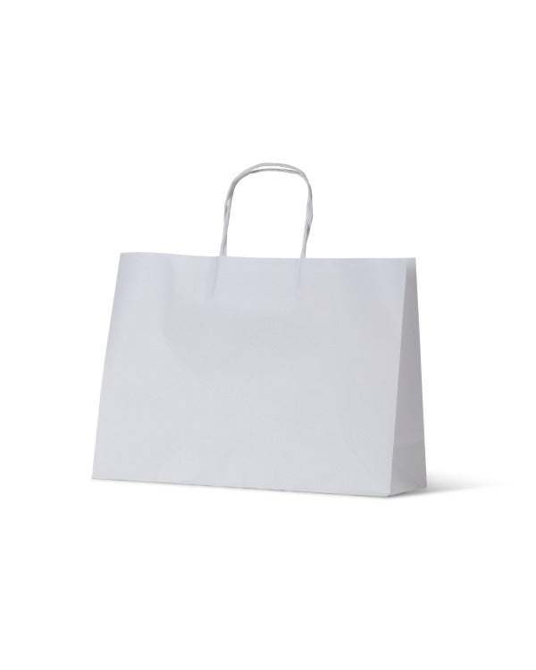 Paper Carry Bag Btq Small  White Wsb 250x350mm (Pack 50)