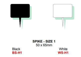 Deli Spike Small White 50x65mm