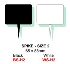Deli Spike Medium White 65x88mm